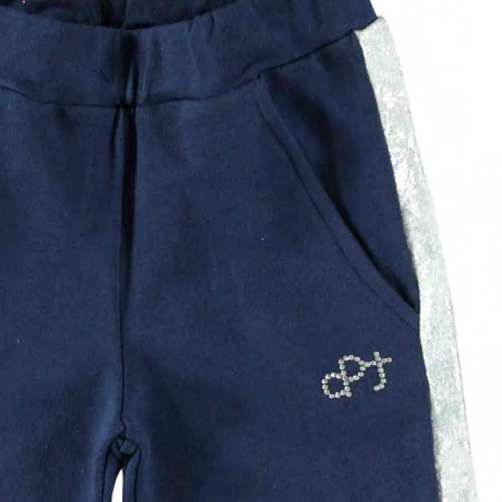 Pantalone lungo banda 5u217 neonata dodipetto - navy