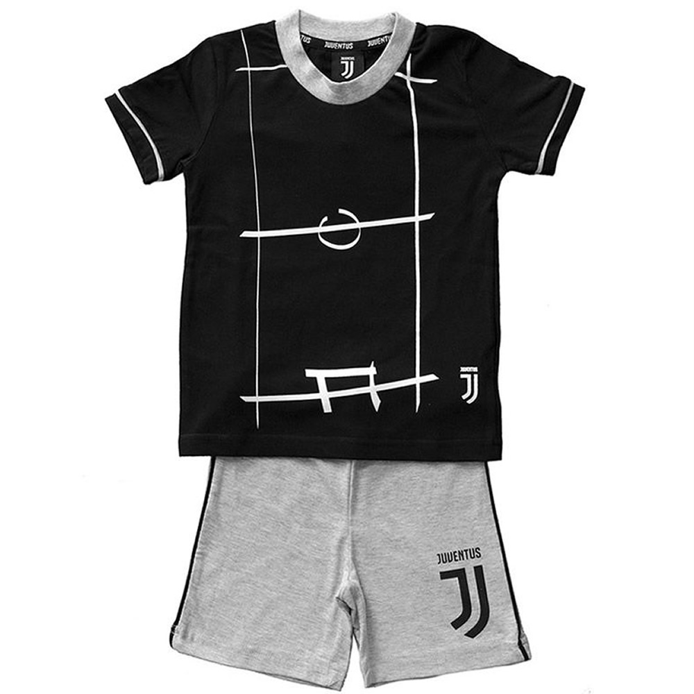 Pigiama corto juventus 16053 bambino Juventus F.C. nero