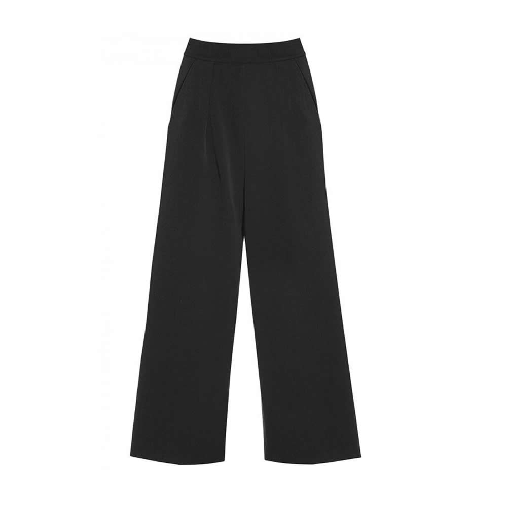 Pantalone gatsby pinces donna oroblu - black