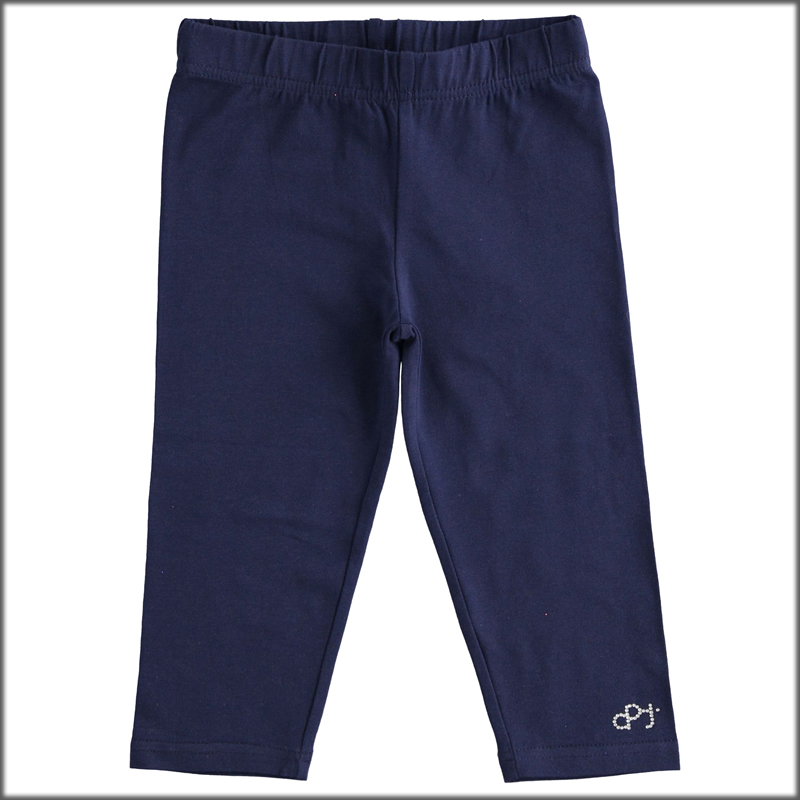 Pantalone leggings corto 6j502 bambina dodipetto navy