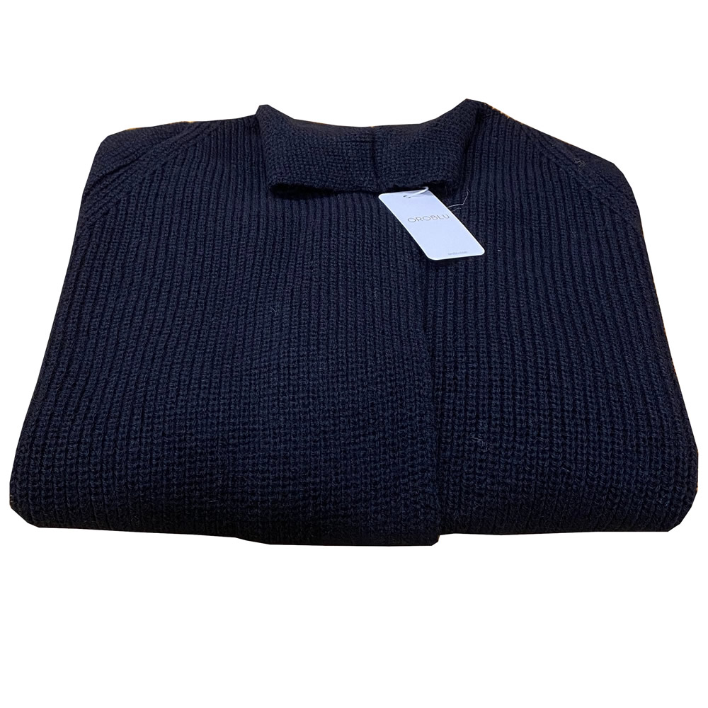 Maglione winter sweater maxi cardigan donna oroblu black