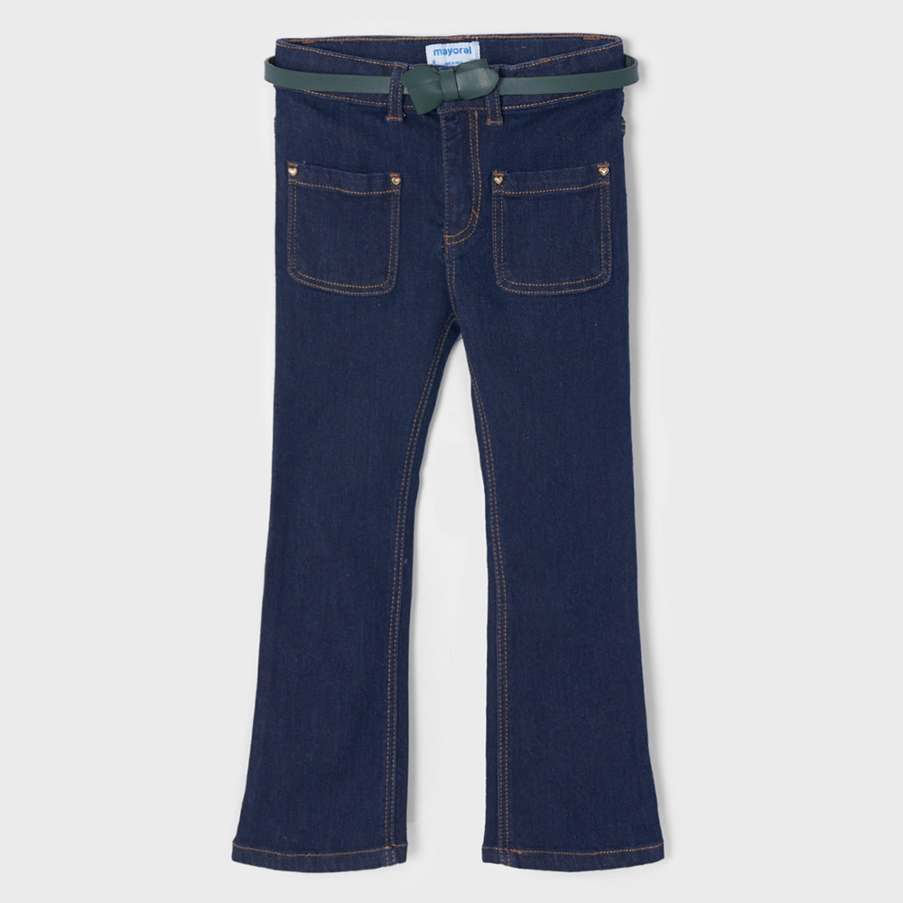 Jeans con cintura 4503 bambina mayoral blu notte