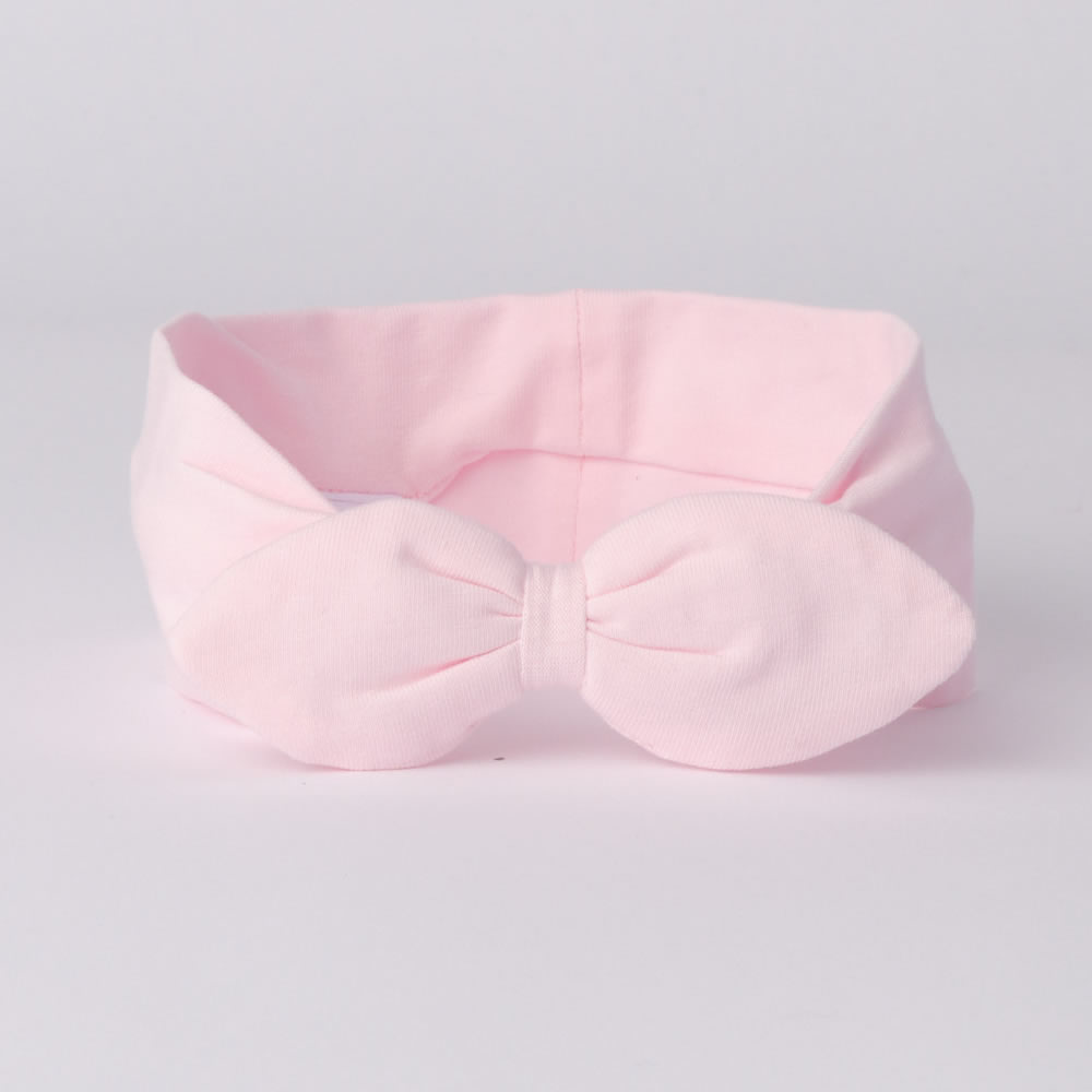Fascia per capelli di cotone 4.6951 neonata ido rosa chiaro