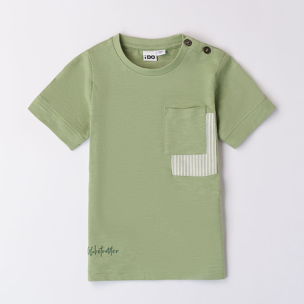 T-shirt manica corta 4.8673 bambino ido light green