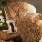 PLAID GEO MORSETTO CUOIO PRIMA CLASSE ALVIERO MARTINI