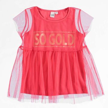 T-SHIRT TULLE 4U539  BAMBINA IDO