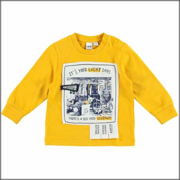 MAGLIA MANICA LUNGA BAMBINO GIROCOLLO 4V520 IDO