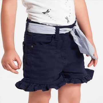 PANTALONE CORTO CON CINTURINA 4W781 BAMBINA IDO