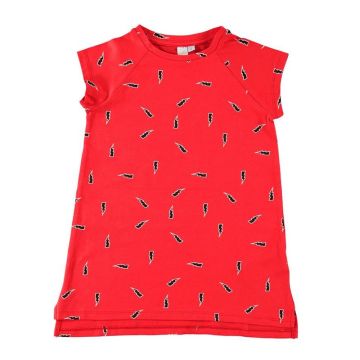 ABITO RAGAZZA MAGLIA TAGLIATA MANICA CORTA 4W036 IDO