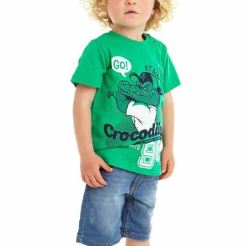 T-SHIRT MANICA CORTA DA NEONATO 4W005 IDO