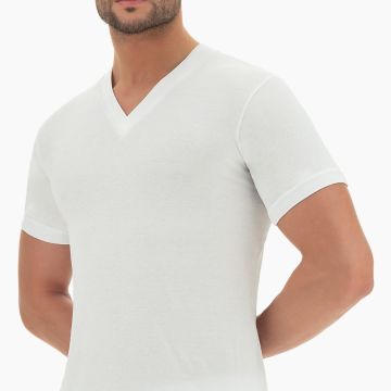 T-SHIRT UOMO COLLO V 1305 CAGI