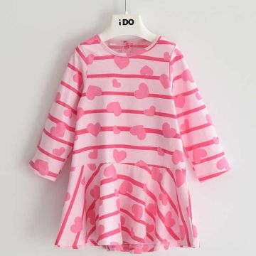 ABITO MANICA LUNGA IN PURO COTONE 4J006 NEONATA IDO