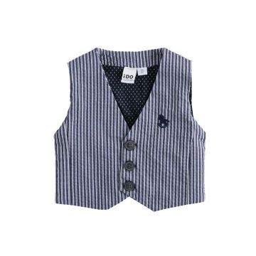 GILET SMANICATO ELEGANTE 4J088 NEONATO IDO MINI