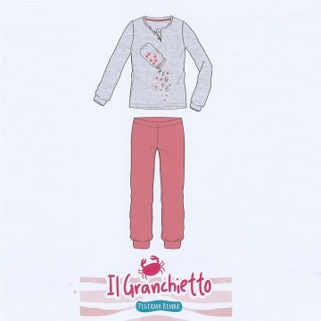 PIGIAMA DA BAMBINA PRIMAVERILE GP2012 IL GRANCHIETTO