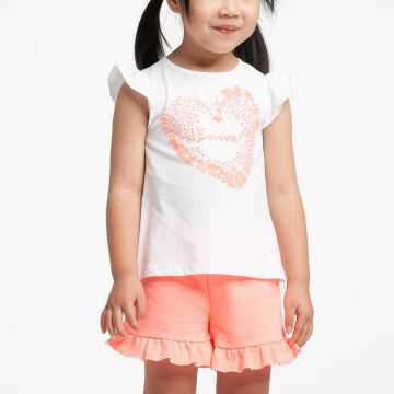 COMPLETO PER NEONATA T-SHIRT E SHORT 4.2766 IDO