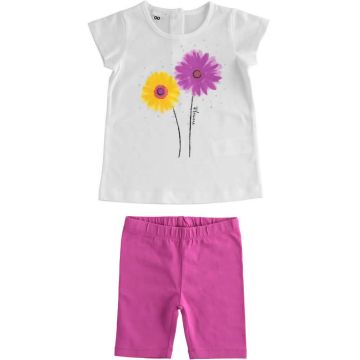 COMPLETO T-SHIRT E PANTALONCINO 4.2020 PER BAMBINA IDO