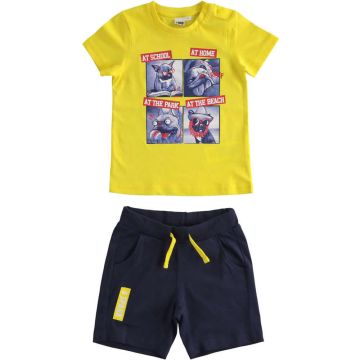 COMPLETO T-SHIRT E PANTALONE CORTO 4.2715 BAMBINO IDO