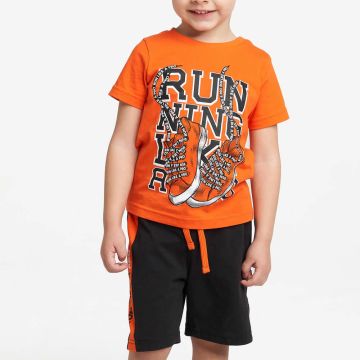 COMPLETO T-SHIRT E PANTALONCINO 4.2717 PER BAMBINO IDO