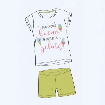 COMPLETO T-SHIRT E PANTALONCINO GP2017 BAMBINA IL GRANCHIETTO