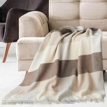 PLAID DALIS 130*190 QUADRI LANA E CASHMERE CECCHI E CECCHI