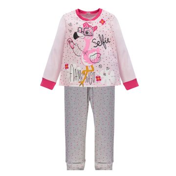 PIGIAMA CALDO COTONE INTERLOCK BI4214 BAMBINA ELLEPI