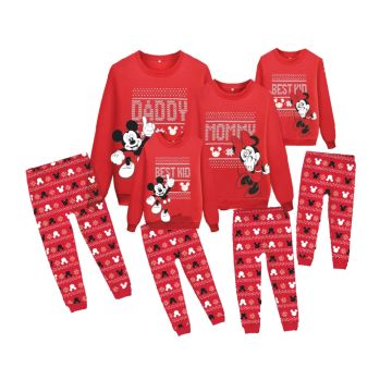 PIGIAMA FAMILY NATALE 900273 CALDO COTONE PAPÀ DISNEY