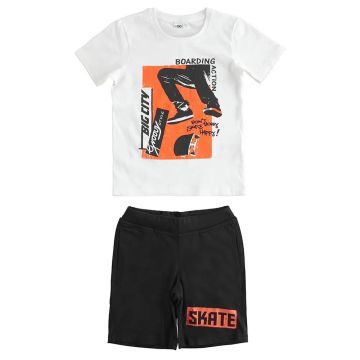 COMPLETO T-SHIRT E PANTALONCINO CORTO 4.4019 PER RAGAZZO IDO