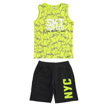 COMPLETO MAGLIA SMANICATA E SHORT 4.4020 PER RAGAZZO IDO