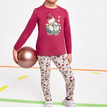 COMPLETO T-SHIRT E LEGGINGS CALDO COTONE 4777 BIMBA MAYORAL