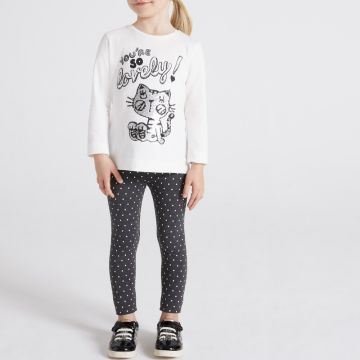 COMPLETO T-SHIRT E LEGGINGS 4775 BAMBINA MAYORAL