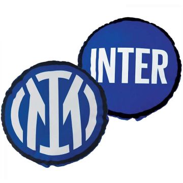 CUSCINO ARREDO SAGOMATO NUOVO LOGO INTER PRODOTTO UFFICIALE