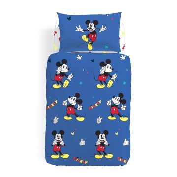 COMPLETO COPRIPIUMINO MICKEY RETRO SINGOLO CALEFFI