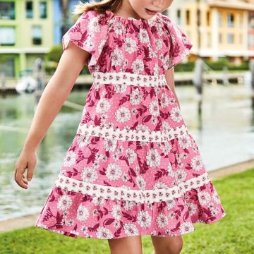 VESTITO COMBINED STAMPATO 3923 PER BAMBINA MAYORAL