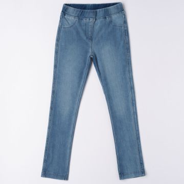 PANTALONE IN MAGLIA DENIM 4.6532 PER RAGAZZA IDO