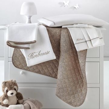 COMPLETO LETTINO RICAMATO SPLENDIDO BORBONESE KIDS