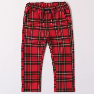 PANTALONE NATALIZIO FANTASIA SCOZZESE 4.7468 NEONATO IDO