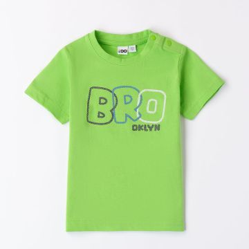 T-SHIRT MANICA CORTA 4.8038 G0 STAMPATA BAMBINO IDO