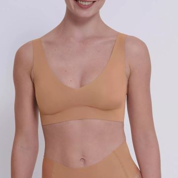 BRALETTE ZERO FEEL 2.0 NOSTALGIC BROWN DONNA SLOGGI