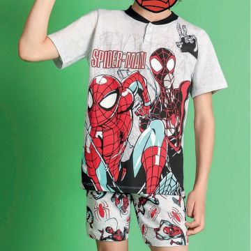 PIGIAMA SPIDERMAN 4343 MAGLIA E PANTALONE CORTO SABOR