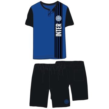 PIGIAMA DA RAGAZZO J20 2065 INTER MAGLIA E PANTALONE CORTO PRODOTTO UFFICIALE