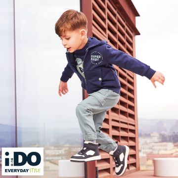 PANTALONE CARGO CON POLSO 4A492 BAMBINO IDO