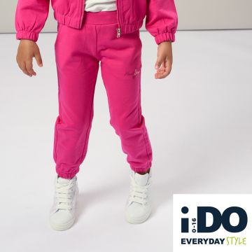 PANTALONE LUNGO CON POLSO GARZATO 4A335 BAMBINA IDO
