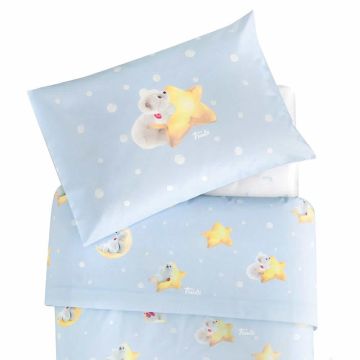 COMPLETO LENZUOLO LETTINO SOGNI D'ORO NEONATO TRUDI