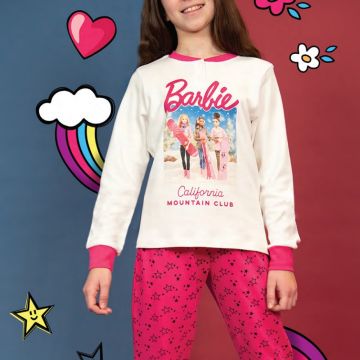 PIGIAMA BARBIE 6250 CALDO COTONE BAMBINA SABOR
