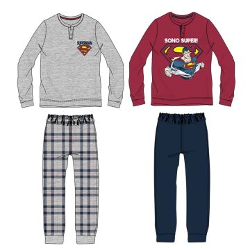 PIGIAMA SERAFINO SUPERMAN 4222C COTONE INTERLOCK RAGAZZO SABOR