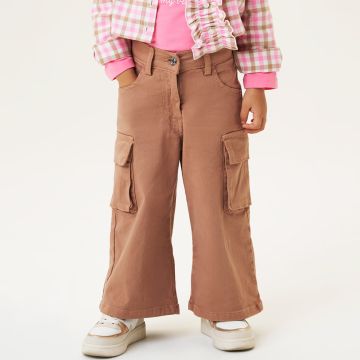 PANTALONE CARGO A CAMPANA 4A607 BAMBINA IDO