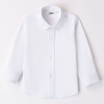 CAMICIA MANICA LUNGA BIANCA 4A427 BAMBINO IDO