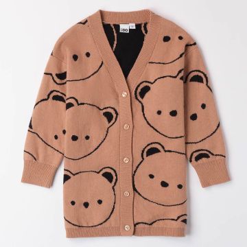 MAGLIONE CARDIGAN ORSETTO 4A551 NEONATA IDO