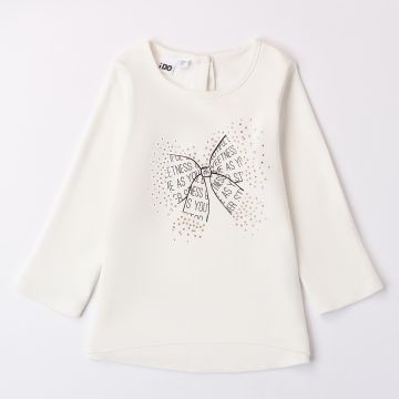 MAGLIA CALDO COTONE GIROCOLLO 4A586 BAMBINA IDO