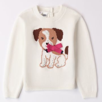 MAGLIONE GIROCOLLO CON STAMPA 4A557 NEONATA IDO